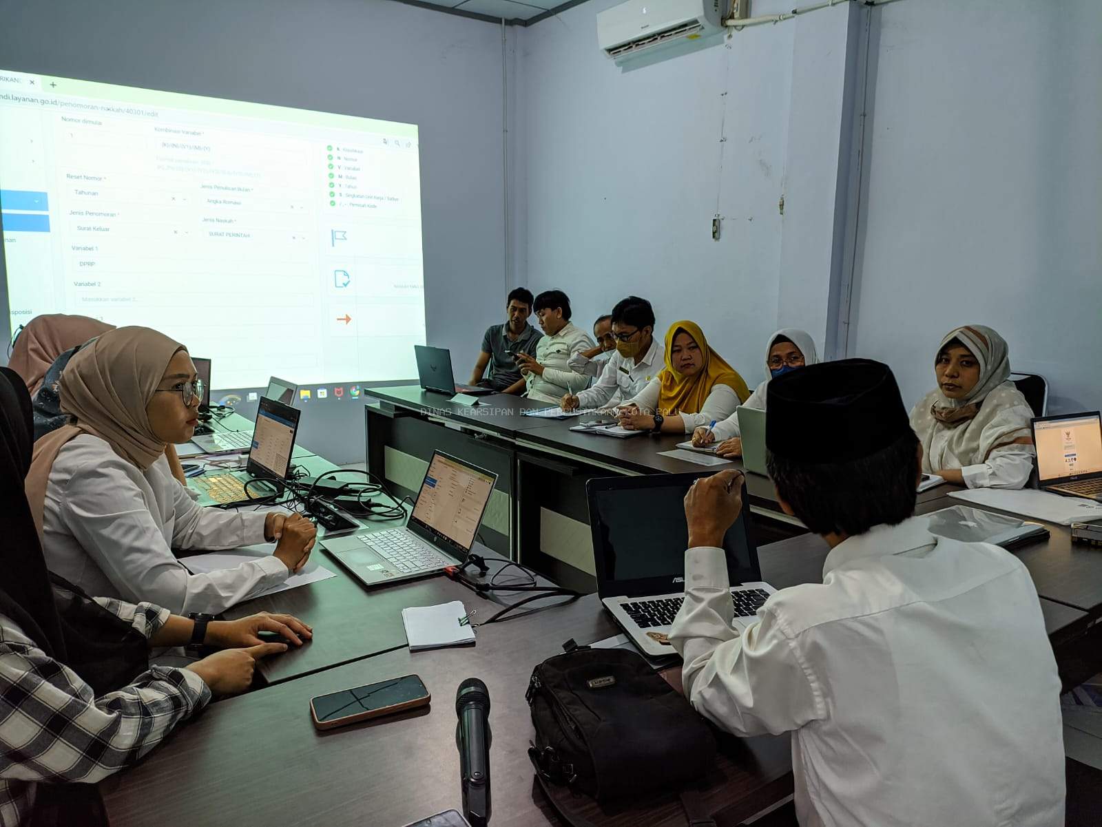 Pendampingan Penerapan Aplikasi Srikandi pada Dinas Penataan Ruang & Pertanahan Kota Palu