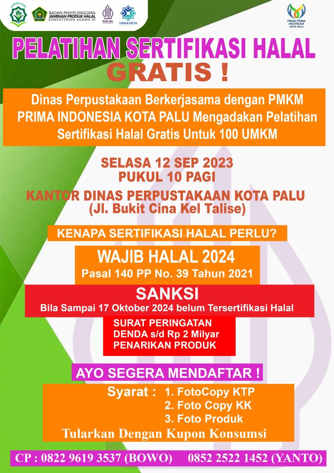 Pelatihan Sertifikasi Halal