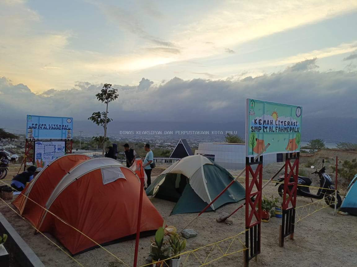 Kemah Pustaka Budaya, Upaya Disperpusip Palu Tingkatkan Literasi